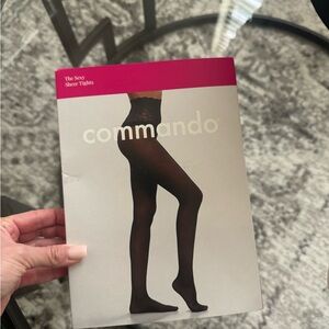 Commando Black Sheer Hosiery